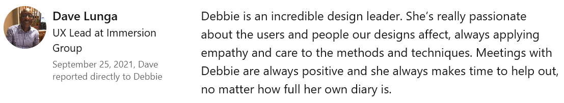 recommendation-davelunga