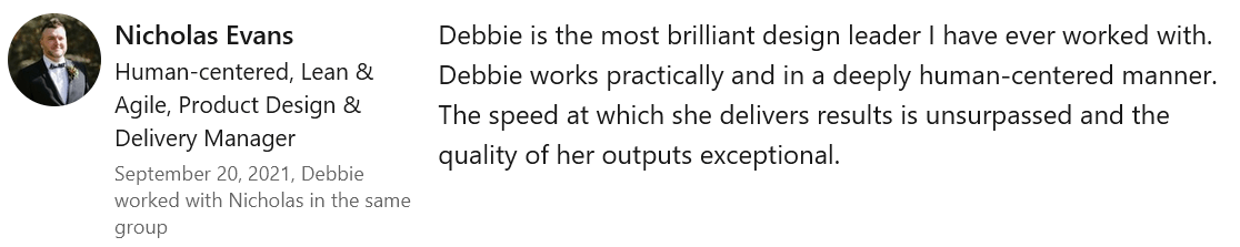 recommendation-nicevans